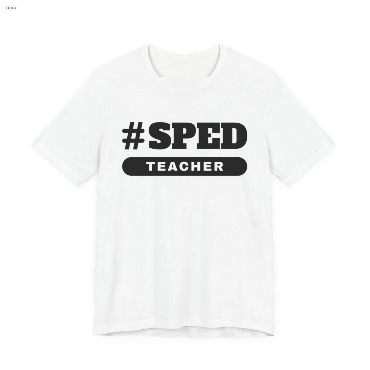 #SPED tee in white
